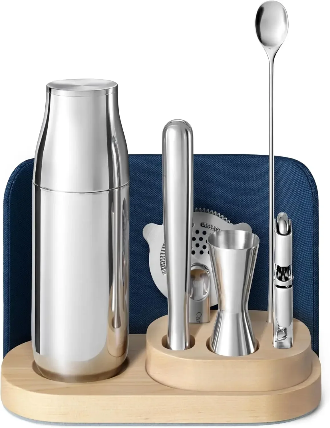 9 Piece Bar Set Bartender Tools Home Bar Accessories Cocktail Shaker Jigger Muddler Wine Key Strainer Bar Spoon Storage Organize
9 Piece Bar Set Bartender Tools Home Bar Accessories Cocktail Shaker Jigger Muddler Wine Key Strainer Bar Spoon Storage Organize
