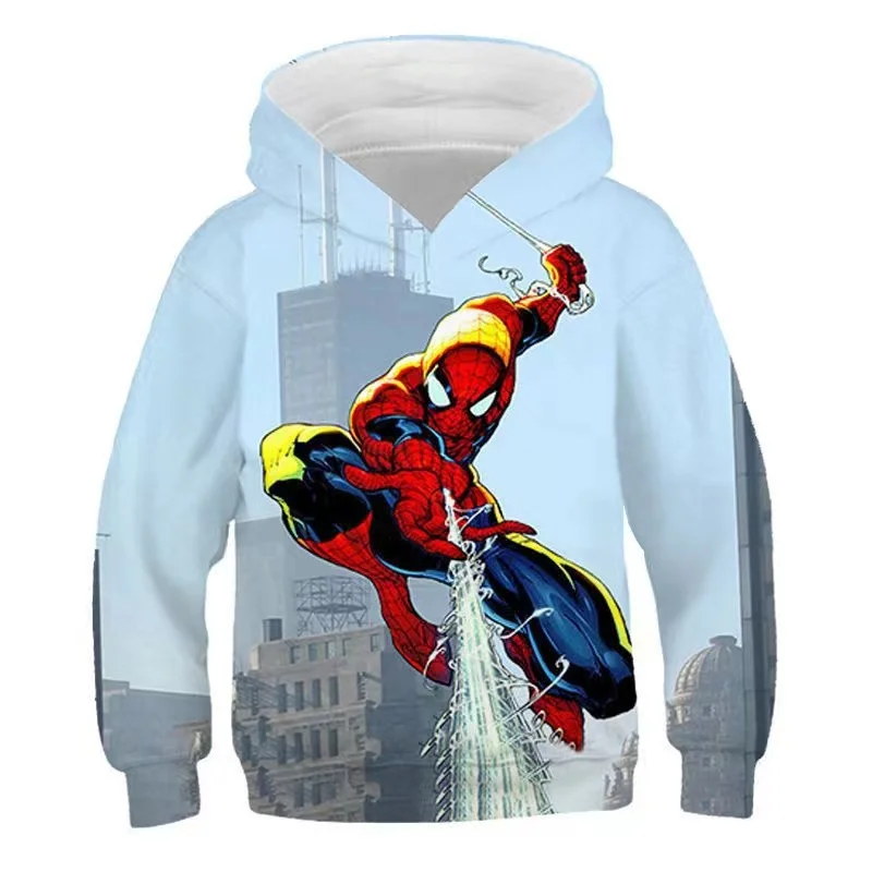 Детская одежда из серии Disney, толстовки для мальчиков, весна-осень 2024, толстовка с капюшоном и принтом героев мультфильмов Marvel Человек-паук
Детская одежда из серии Disney, толстовки для мальчиков, весна-осень 2024, толстовка с капюшоном и принтом героев мультфильмов Marvel Человек-паук