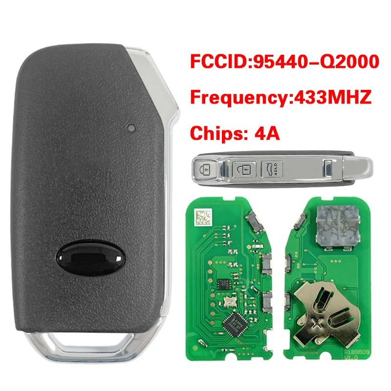 CN051377 Aftermarket Smart Key Remote Fob 4A чип 434 МГц 81996-M6100 FCC 95440-Q2000 для Kia Sportage K5 Forte 2018
CN051377 Aftermarket Smart Key Remote Fob 4A чип 434 МГц 81996-M6100 FCC 95440-Q2000 для Kia Sportage K5 Forte 2018