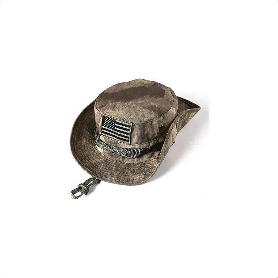 Head Wear Boonie Hat Cap for WargameSports Fishing andOutdoor Activties with USA Patch Grey
Head Wear Boonie Hat Cap for WargameSports Fishing andOutdoor Activties with USA Patch Grey