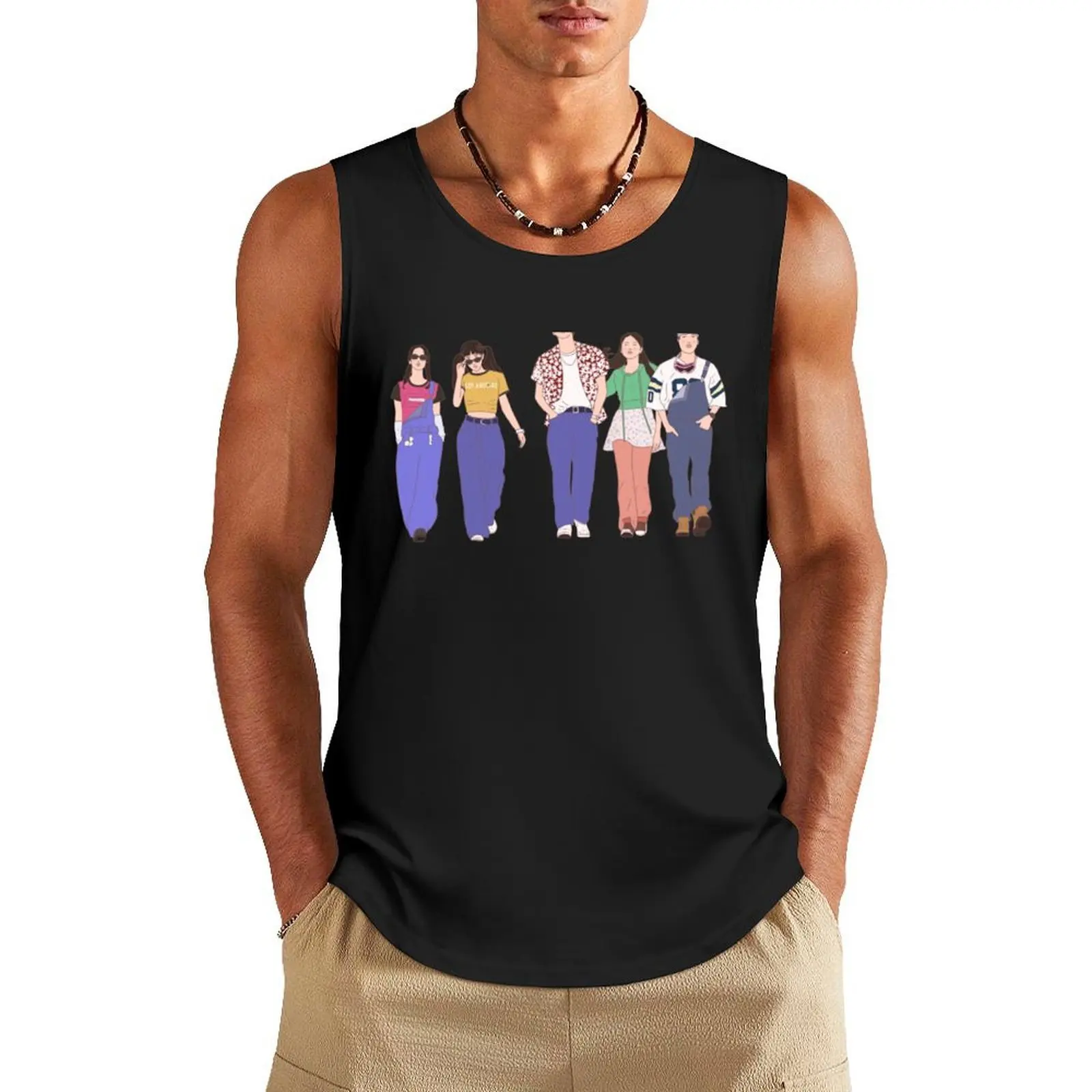25 21 - kdrama twenty five twenty one Tank Top gym top singlets for men Men sleeveless tee 
25 21 - kdrama twenty five twenty one Tank Top gym top singlets for men Men sleeveless tee