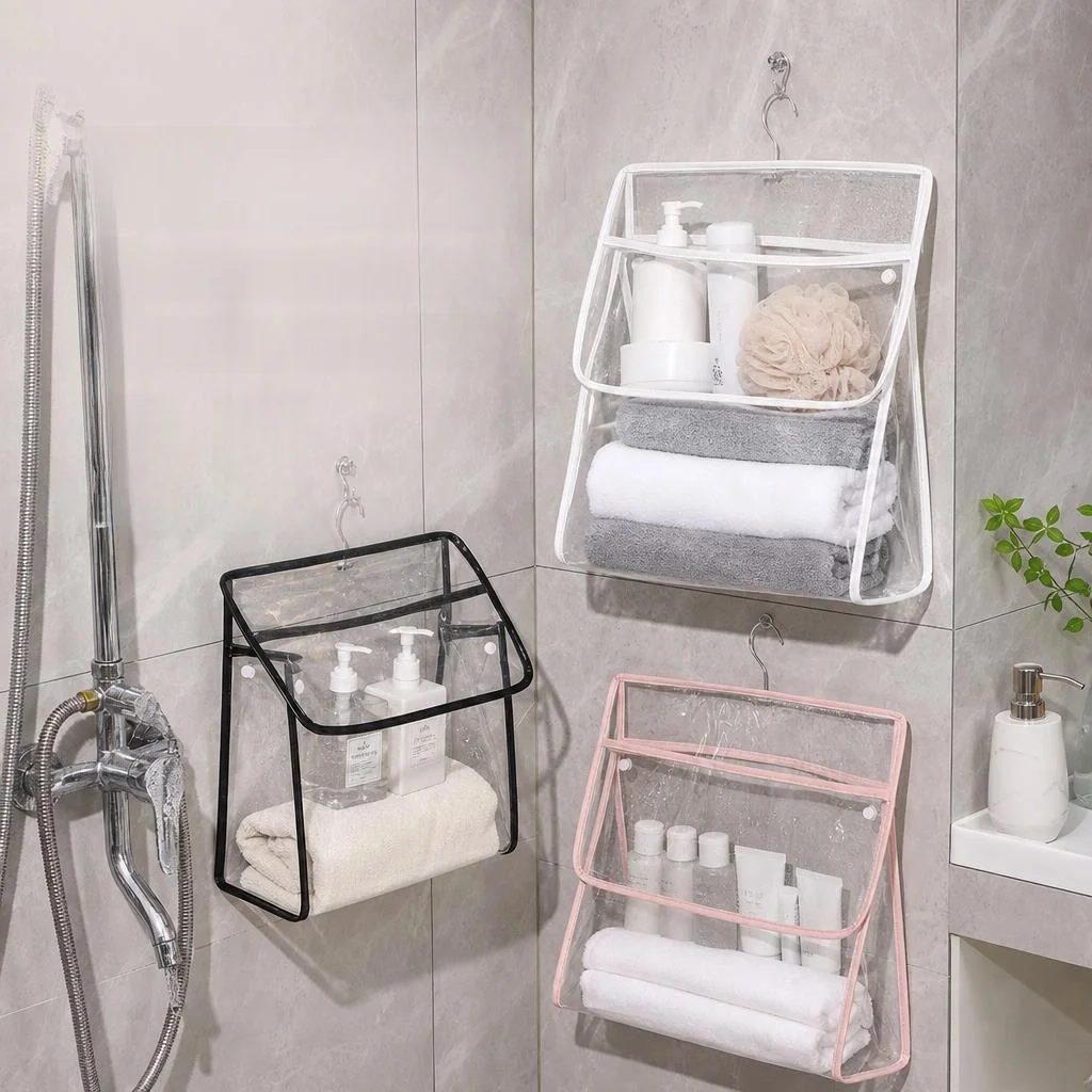 Bathroom Clothes Storage Hanging Bag Waterproof Dormitory Laundry Organizer Cosmetic Room Essential Tool for Clothing Storage
Bathroom Clothes Storage Hanging Bag Waterproof Dormitory Laundry Organizer Cosmetic Room Essential Tool for Clothing Storage
