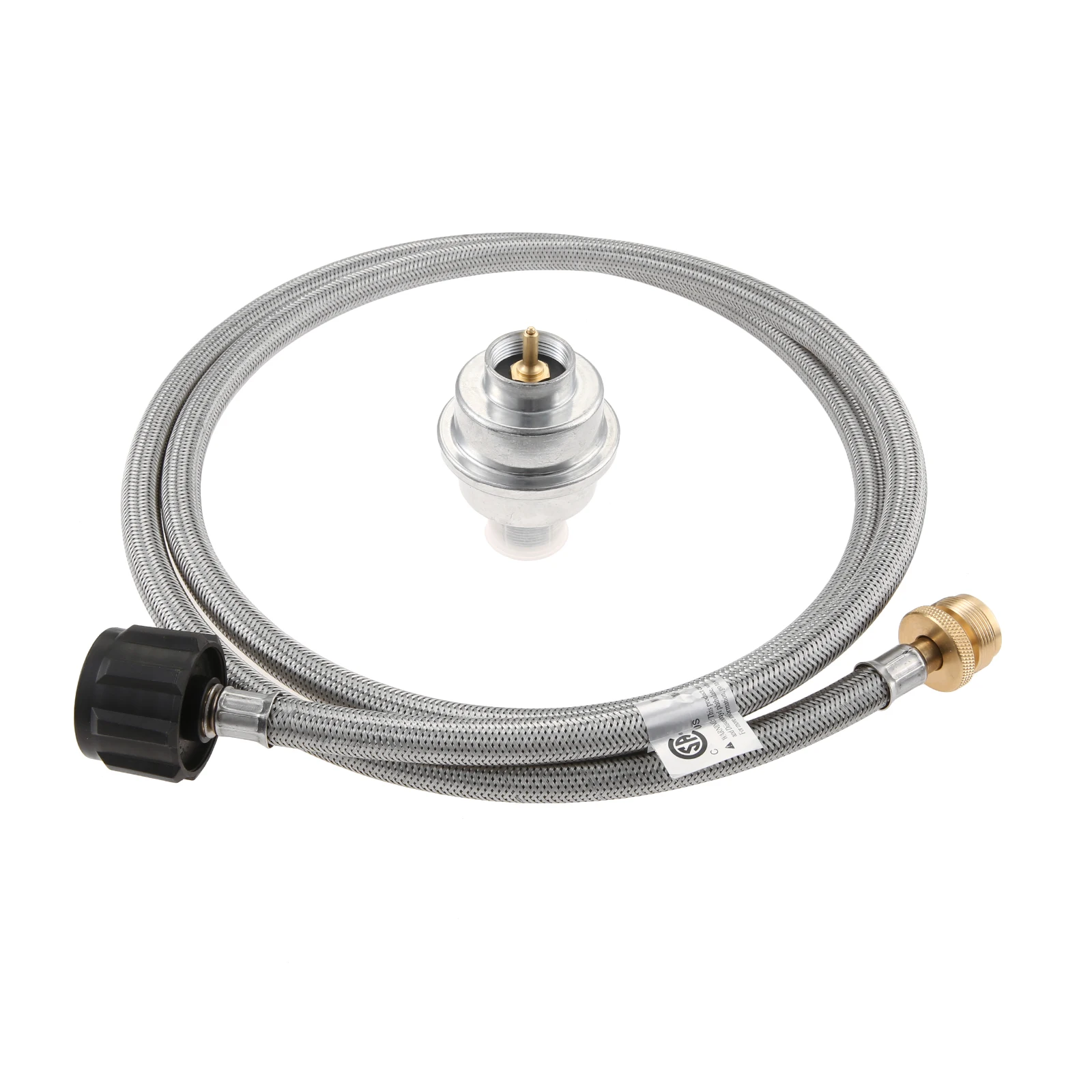 1Pc Fuel Filter F273699 with 6FT Braided Propane Adapter Hose Compatible with Buddy Propane Fuel Filter with Hose Connect
1Pc Fuel Filter F273699 with 6FT Braided Propane Adapter Hose Compatible with Buddy Propane Fuel Filter with Hose Connect