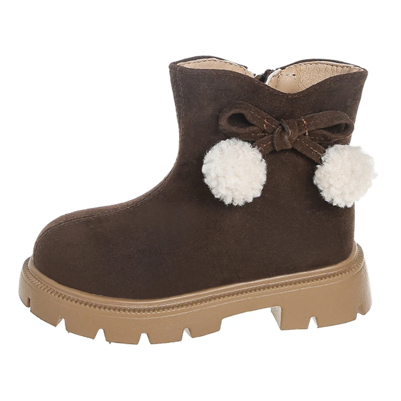 Children's Short Boots Fashion Bow Hairball Casual Girls' Ankle Boots Soft Bottom Non Slip Kids' Casual Shoes
Children's Short Boots Fashion Bow Hairball Casual Girls' Ankle Boots Soft Bottom Non Slip Kids' Casual Shoes
