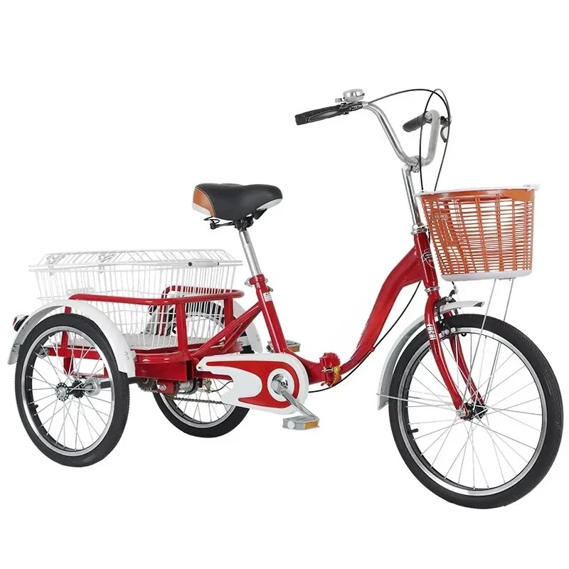 Elderly tricycles are used for recreational vegetable purchases and to carry people
Elderly tricycles are used for recreational vegetable purchases and to carry people