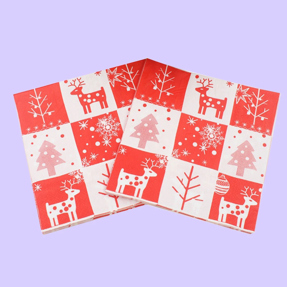 20pcs Christmas Printed Napkins Eco Friendly Paper Elk Design Unique Lovely Party Favors Kids Birthday Safe To Use
20pcs Christmas Printed Napkins Eco Friendly Paper Elk Design Unique Lovely Party Favors Kids Birthday Safe To Use