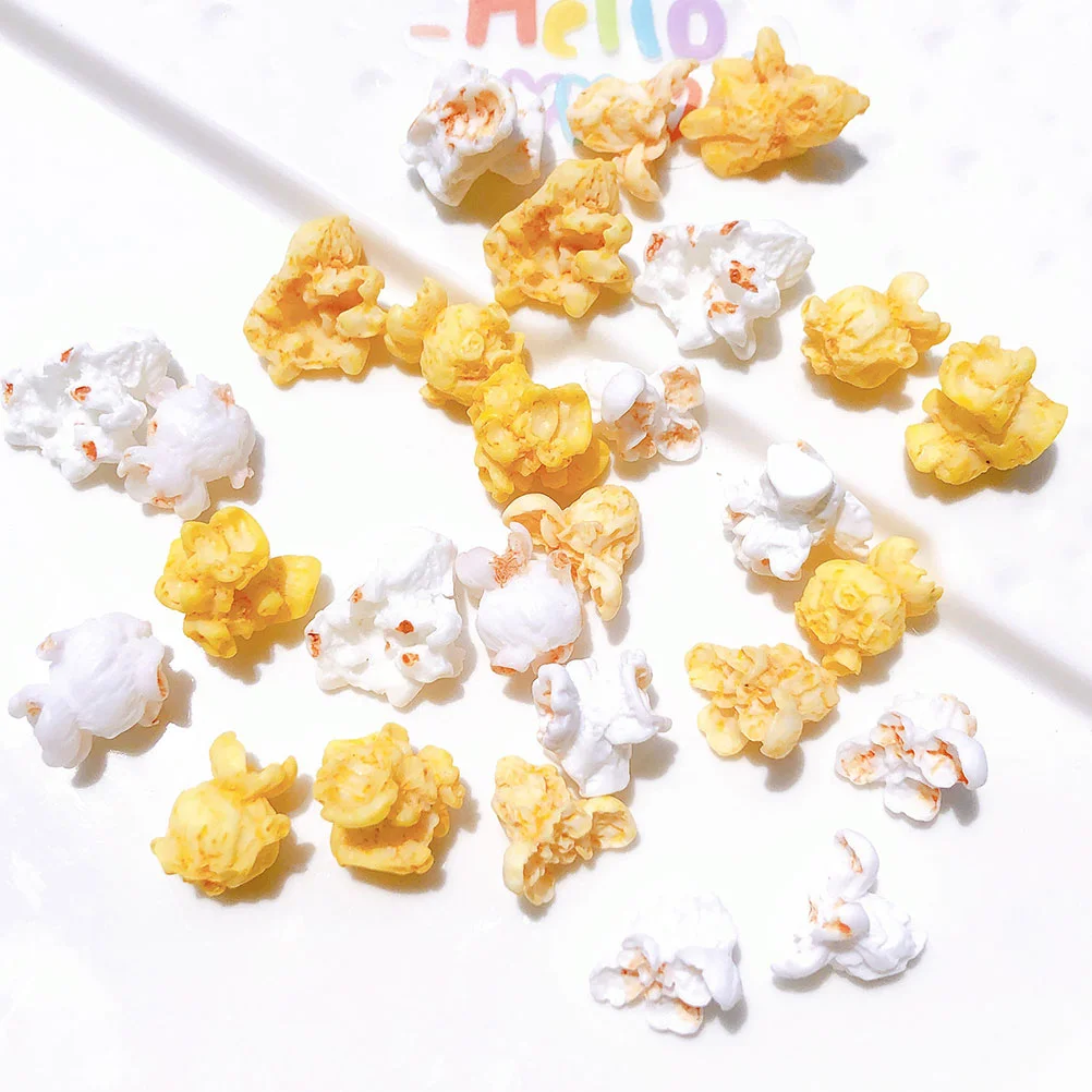 30 Pcs Fake Food Artificial Popcorn Miniature Charm Home Decor Simulated Landscape House Accessory
30 Pcs Fake Food Artificial Popcorn Miniature Charm Home Decor Simulated Landscape House Accessory