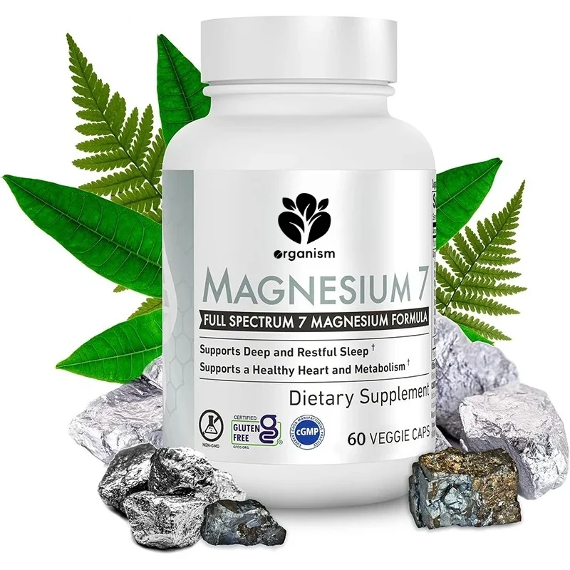 Magnesium supplement, muscle recovery, containing vitamin B6 and manganese citrate, high absorption rate, vegetarian, non GMO
Magnesium supplement, muscle recovery, containing vitamin B6 and manganese citrate, high absorption rate, vegetarian, non GMO