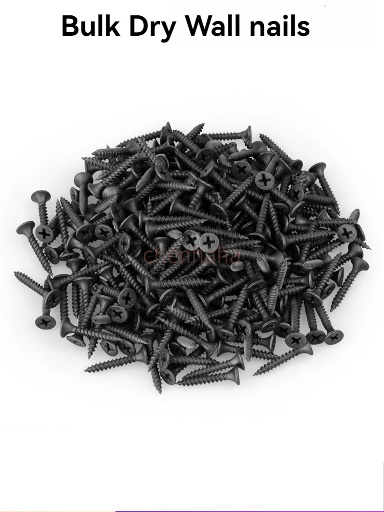 Household Dry Wall Nails Self-Tapping Screws Countersunk Head Cross Gypsum Board Woodworking Screws Flat Head Self-Tapping Screws M3.5 Hardware Fasteners Screws 
Household Dry Wall Nails Self-Tapping Screws Countersunk Head Cross Gypsum Board Woodworking Screws Flat Head Self-Tapping Screws M3.5 Hardware Fasteners Screws