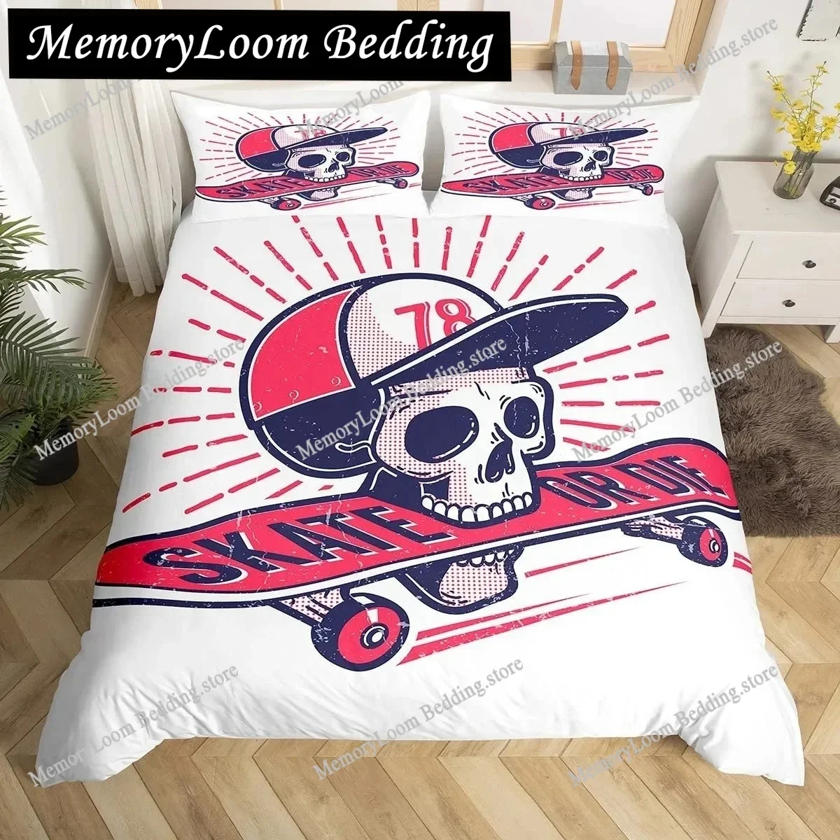 skateboard Chic Bedding Set Duvet Cover 3D Fashion Bedding Design King Queen Duvet Cover Double Bed Soft Cozy Set Home Textile
skateboard Chic Bedding Set Duvet Cover 3D Fashion Bedding Design King Queen Duvet Cover Double Bed Soft Cozy Set Home Textile