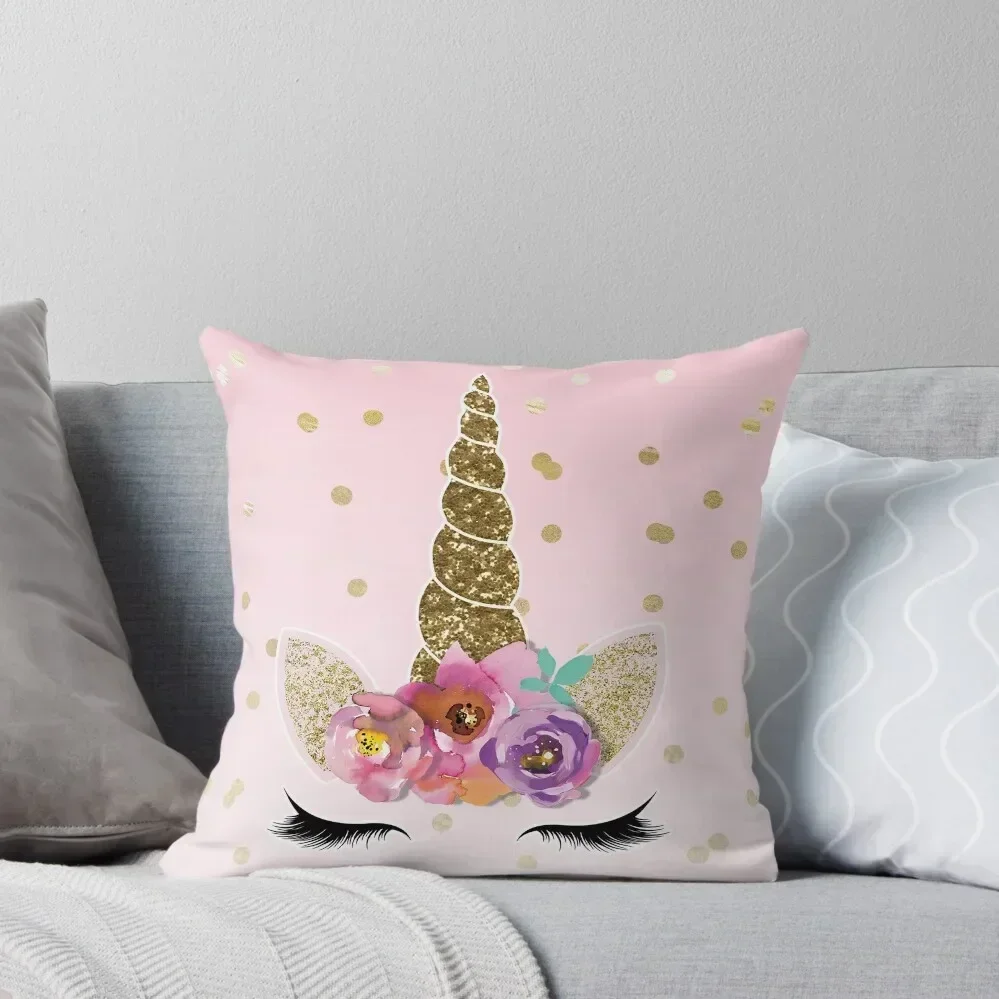 Floral Unicorn Horn & Gold Confetti Throw Throw Pillow Cushions Decorative Sofa Cushion pillow
Floral Unicorn Horn & Gold Confetti Throw Throw Pillow Cushions Decorative Sofa Cushion pillow