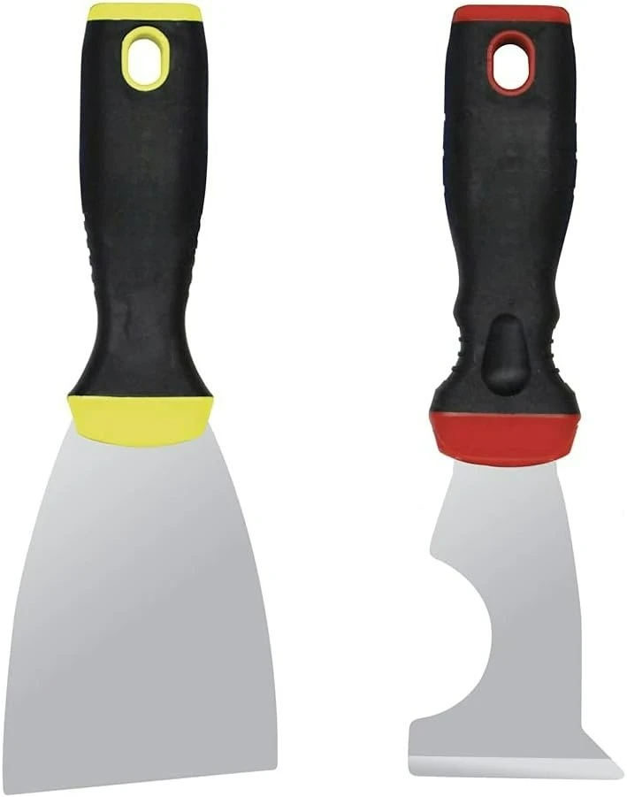 11504A ProGrip Series Painter’s Combo Pack, 5-in-1 (90189) & 3” Full Flex Putty Knife (90133), Pro Paint Tool, Red and Yellow
11504A ProGrip Series Painter’s Combo Pack, 5-in-1 (90189) & 3” Full Flex Putty Knife (90133), Pro Paint Tool, Red and Yellow