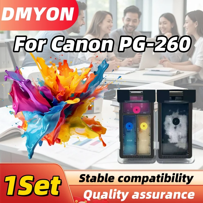 PG260 CL261 Remanufactured Ink Cartridge PG-260 CL-261 Replacement for canon printer pixma cartridge TS5320 TS6420 TR7020
PG260 CL261 Remanufactured Ink Cartridge PG-260 CL-261 Replacement for canon printer pixma cartridge TS5320 TS6420 TR7020