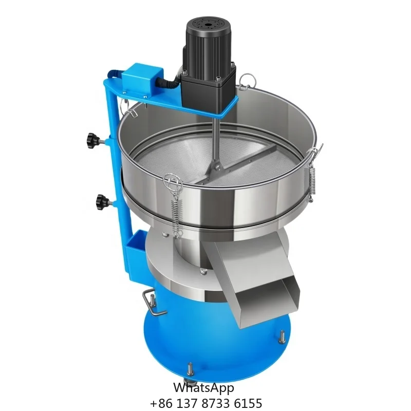 TB-430 Circular Rotary Vibrating Screen Powder Liquid Filter Sieve Machine Stainless Steel 304 High Precision Bearing High
TB-430 Circular Rotary Vibrating Screen Powder Liquid Filter Sieve Machine Stainless Steel 304 High Precision Bearing High