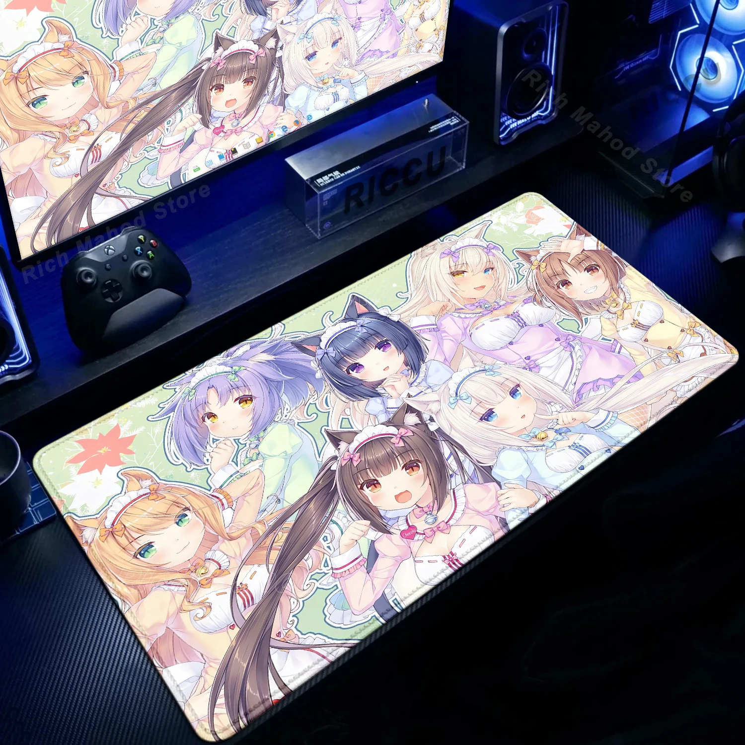 Коврик для мыши в стиле аниме XXL, коврик для компьютерного стола Nekopara, большой милый коврик для мыши HD, настольный декор, коврик для мыши, офисный ноутбук, мягкая мышь, геймерский коврик
Коврик для мыши в стиле аниме XXL, коврик для компьютерного стола Nekopara, большой милый коврик для мыши HD, настольный декор, коврик для мыши, офисный ноутбук, мягкая мышь, геймерский коврик