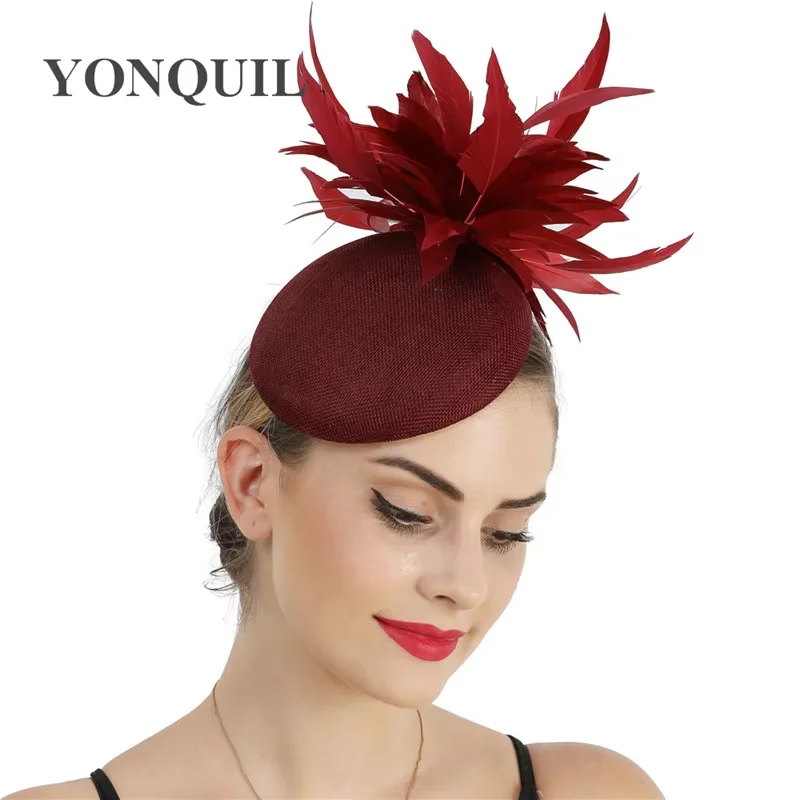 White Women Formal Church Fascinators Headband Hat For Elegant Bride Wedding Headpiece New Vintage Occasion Hair Accessories
White Women Formal Church Fascinators Headband Hat For Elegant Bride Wedding Headpiece New Vintage Occasion Hair Accessories