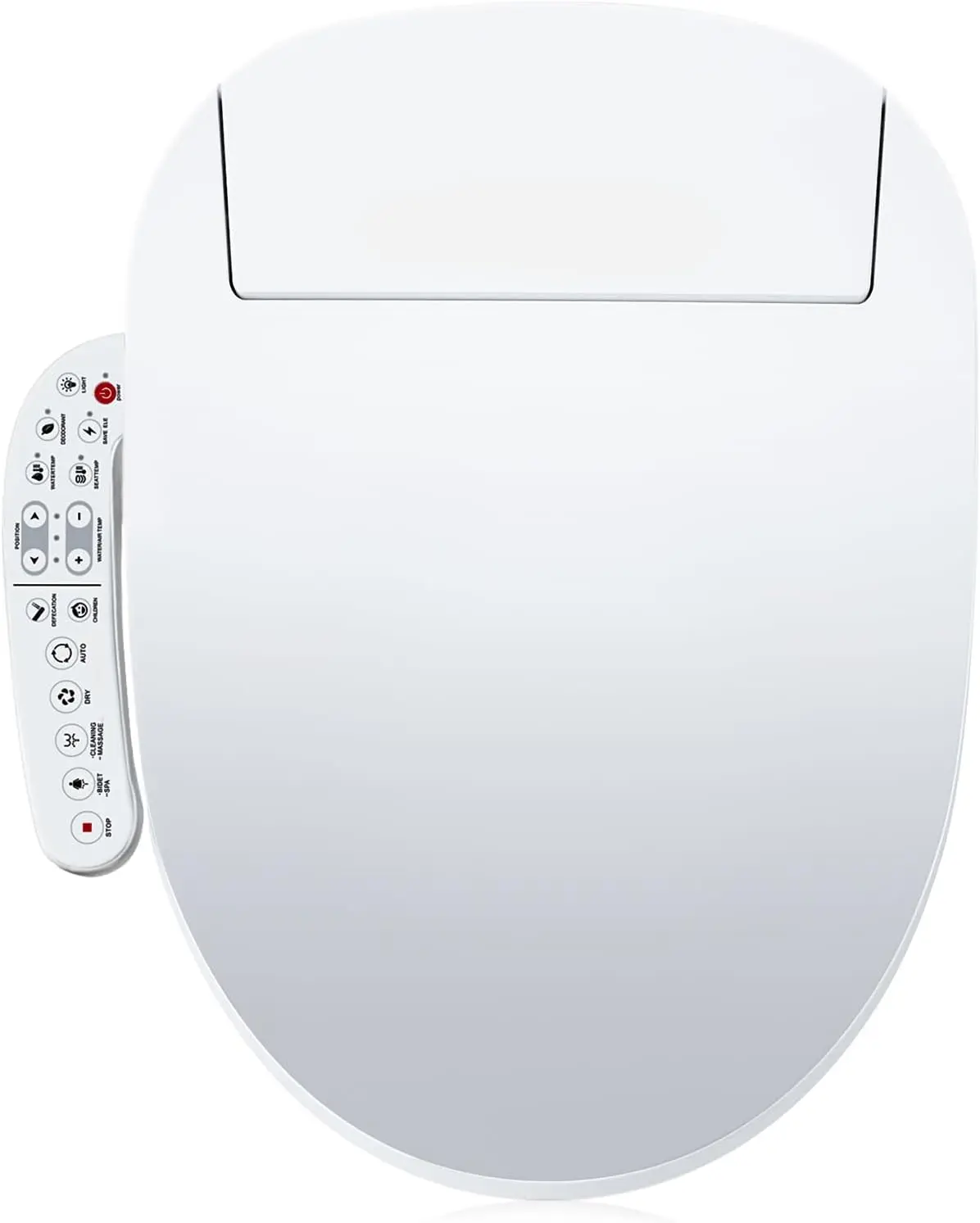 Zmjh A201 Elongated Smart Toilet Seat, Unlimited Warm Water, Vortex Wash, Electronic Heated,Warm Air Dryer,Bidet Seat,Rear And
Zmjh A201 Elongated Smart Toilet Seat, Unlimited Warm Water, Vortex Wash, Electronic Heated,Warm Air Dryer,Bidet Seat,Rear And