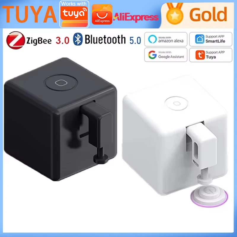 Tuya Finger Robot Zigbee Bluetooth Fingerbot Plus CR2 battery version Robot Button Pusher Switch Bot Work With Smart Life App
Tuya Finger Robot Zigbee Bluetooth Fingerbot Plus CR2 battery version Robot Button Pusher Switch Bot Work With Smart Life App
