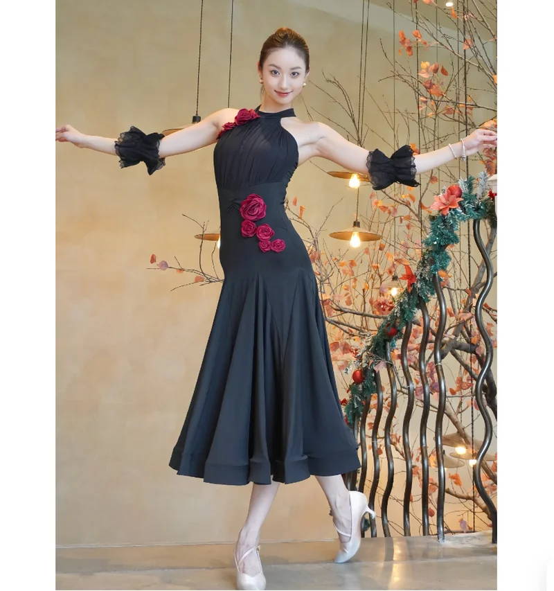 Modern Dance Dress Women's Hanging Neck Bareback Dress Art Exam Dress
Modern Dance Dress Women's Hanging Neck Bareback Dress Art Exam Dress
