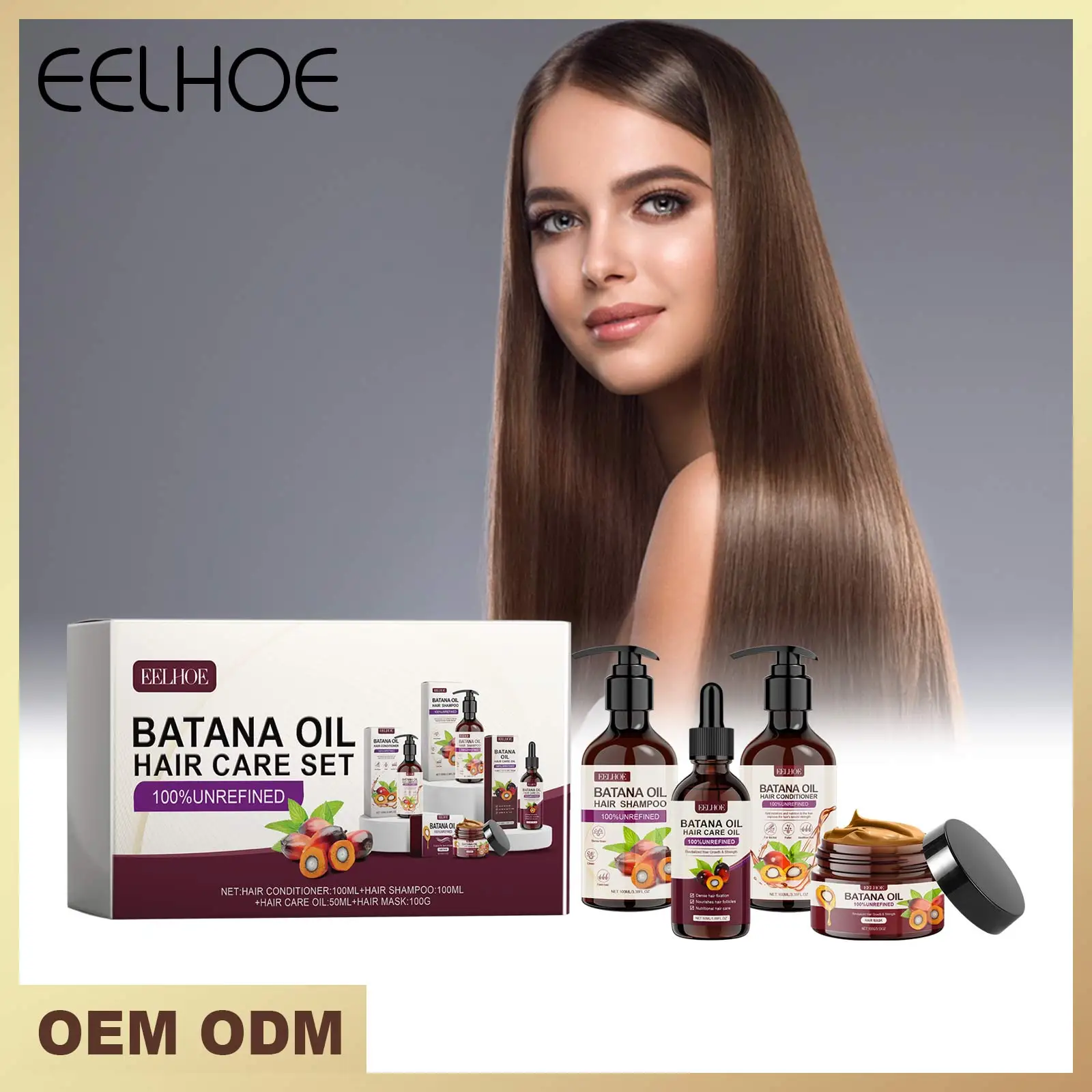EELHOE Batana Oil Набор для ухода за волосами, украшение, кондиционер для волос Fury, питательный уход за волосами, гладкий уход за волосами, способствует росту волос
EELHOE Batana Oil Набор для ухода за волосами, украшение, кондиционер для волос Fury, питательный уход за волосами, гладкий уход за волосами, способствует росту волос