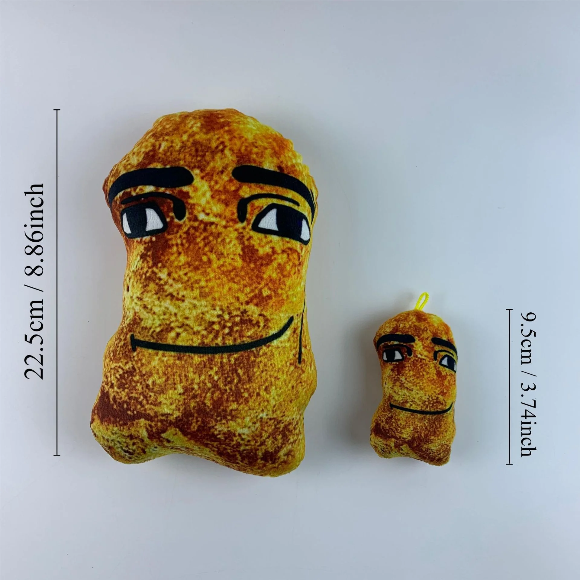 Chicken Nugget Meme Plushies Toy Movement Model - With Music Big Chicken Block Cute Chicken Stuffed Plush Toy for Kid and Adult
Chicken Nugget Meme Plushies Toy Movement Model - With Music Big Chicken Block Cute Chicken Stuffed Plush Toy for Kid and Adult