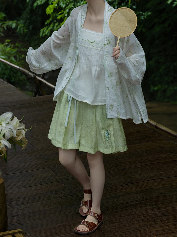 ang Gong Yu Xingzhi Tangli ort Pants with Strap Rvated Tang Sle Hanfu Women's Summer Faion Traditional Chinese Clo...
ang Gong Yu Xingzhi Tangli ort Pants with Strap Rvated Tang Sle Hanfu Women's Summer Faion Traditional Chinese Clo...