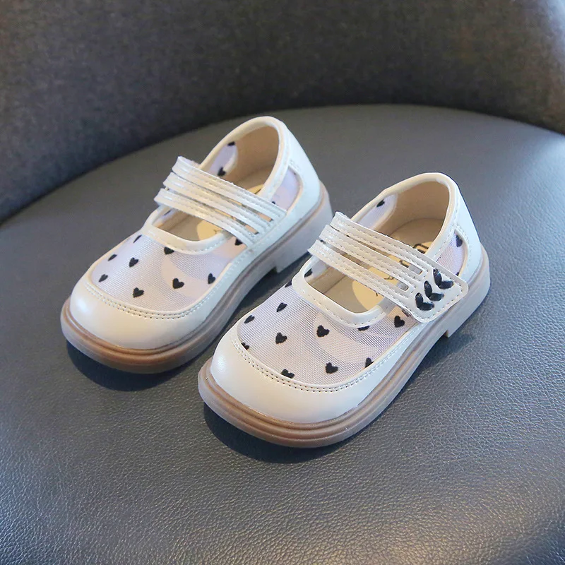Autumn New Children's Mesh Love Little Leather Shoes Kids' Mesh Breathability Single Shoes Sweet Princess Shoes H981
Autumn New Children's Mesh Love Little Leather Shoes Kids' Mesh Breathability Single Shoes Sweet Princess Shoes H981