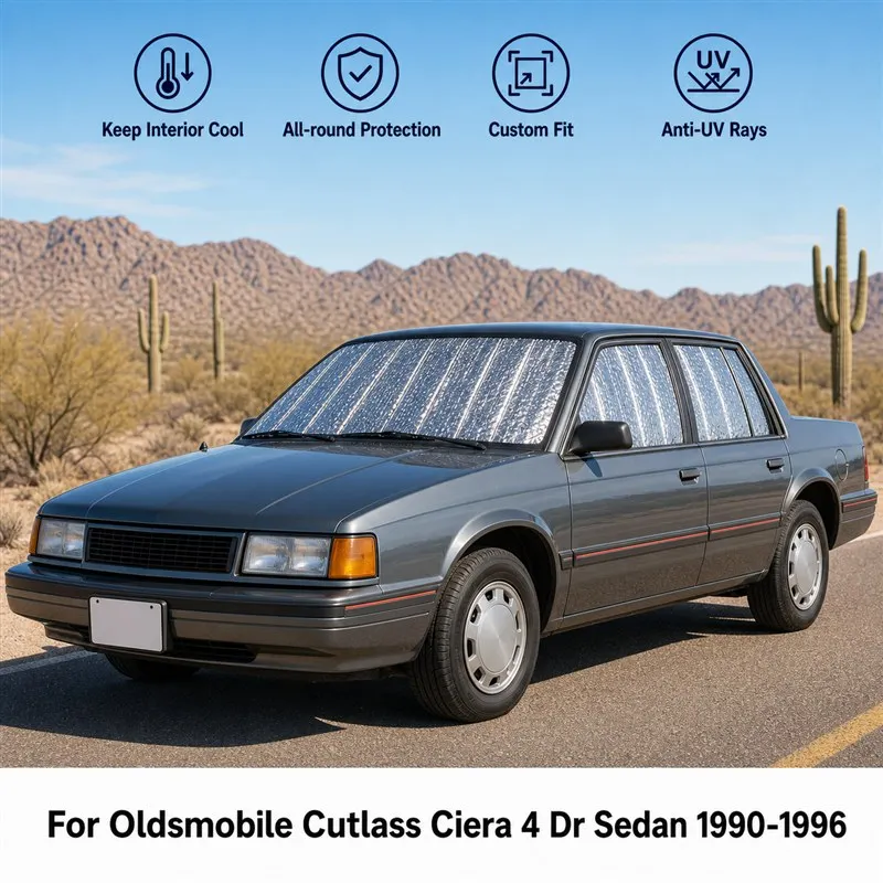 For Oldsmobile Cutlass Ciera 4 Dr Sedan 1990-1996 Car Window Sunshades UV Block Privacy Heat Insulated Foldable Car Curtain
For Oldsmobile Cutlass Ciera 4 Dr Sedan 1990-1996 Car Window Sunshades UV Block Privacy Heat Insulated Foldable Car Curtain