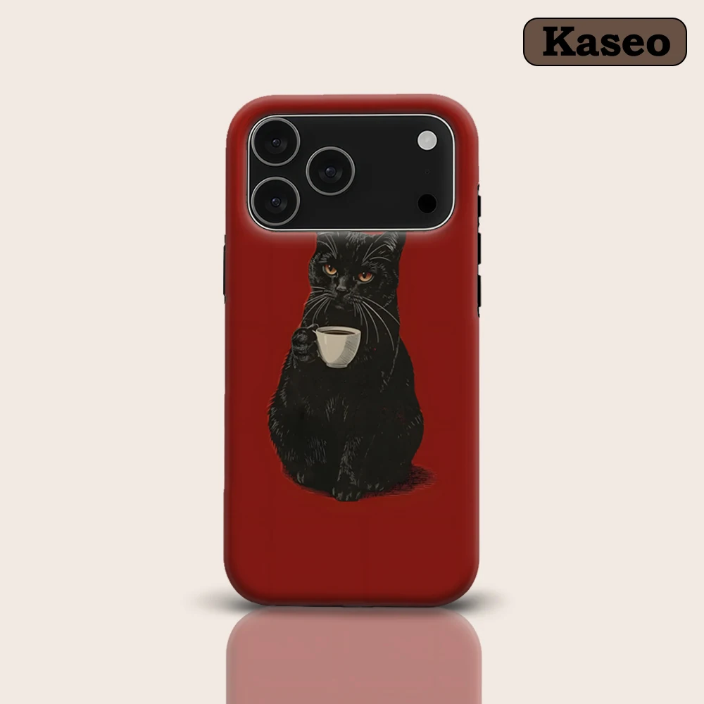 KASEO Matte Bumper for Magsafe Case for IPhone 17 16 15 14 Plus 13 Pro Max Shockproof Hard PC Coffee Cat Cover
KASEO Matte Bumper for Magsafe Case for IPhone 17 16 15 14 Plus 13 Pro Max Shockproof Hard PC Coffee Cat Cover