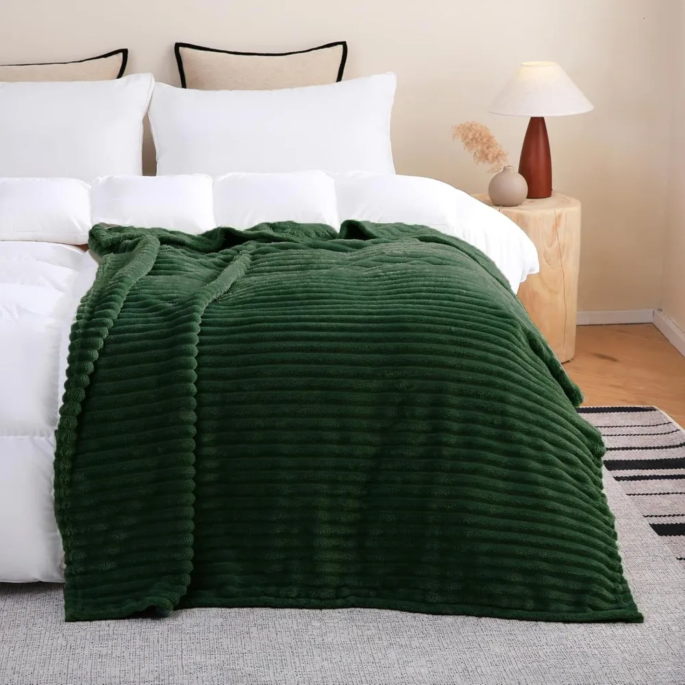 Зеленое флисовое одеяло 50 "×60" для дивана-кровати, уютное плюшевое фланелевое одеяло из микрофибры с дизайном в полоску
Зеленое флисовое одеяло 50 "×60" для дивана-кровати, уютное плюшевое фланелевое одеяло из микрофибры с дизайном в полоску