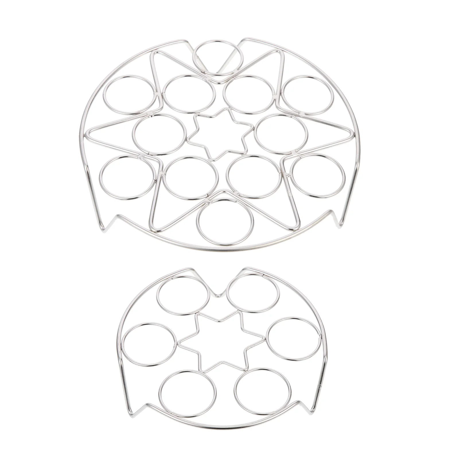 2Pcs StainlessSteel EggSteamer Rack 12Holes6Holes MultiFunction Kitchen Gadgets EggHolder FoodGrade Practical Cookware Steamer
2Pcs StainlessSteel EggSteamer Rack 12Holes6Holes MultiFunction Kitchen Gadgets EggHolder FoodGrade Practical Cookware Steamer