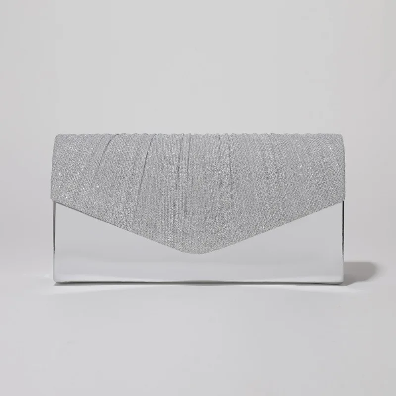 Stylish Glitter Crossbody Bag Ladies Elegant Envelope Clutch Evening Bag Chain Strap For Banquet Party Wedding Dress Occasions
Stylish Glitter Crossbody Bag Ladies Elegant Envelope Clutch Evening Bag Chain Strap For Banquet Party Wedding Dress Occasions