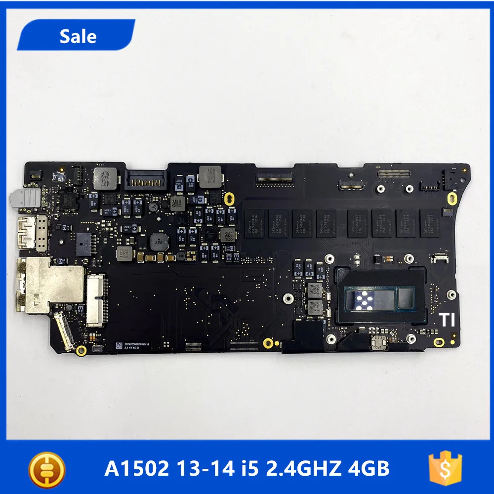 Tested A1502 notebook Motherboard For Macbook Pro Retina 13" A1502 Logic Board i5 2.4GHZ 4GB 820-3536-A 2013-2014 820-3476-A
Tested A1502 notebook Motherboard For Macbook Pro Retina 13" A1502 Logic Board i5 2.4GHZ 4GB 820-3536-A 2013-2014 820-3476-A