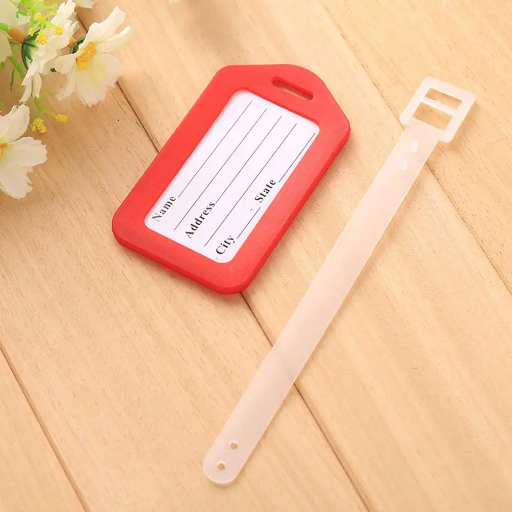 8 pcs Luggage Tag Identifiers Durable Practical Suitcase Tags Name Card Holder Large Baggage Labels Travel Accessories
8 pcs Luggage Tag Identifiers Durable Practical Suitcase Tags Name Card Holder Large Baggage Labels Travel Accessories