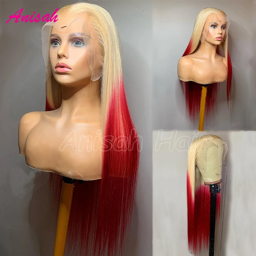 Ombre Blonde Bone Straight Lace Front Human Hair Wigs Glueless Red Lace Front Wigs Brazilian Remy Virgin Hair Wigs For Women
Ombre Blonde Bone Straight Lace Front Human Hair Wigs Glueless Red Lace Front Wigs Brazilian Remy Virgin Hair Wigs For Women