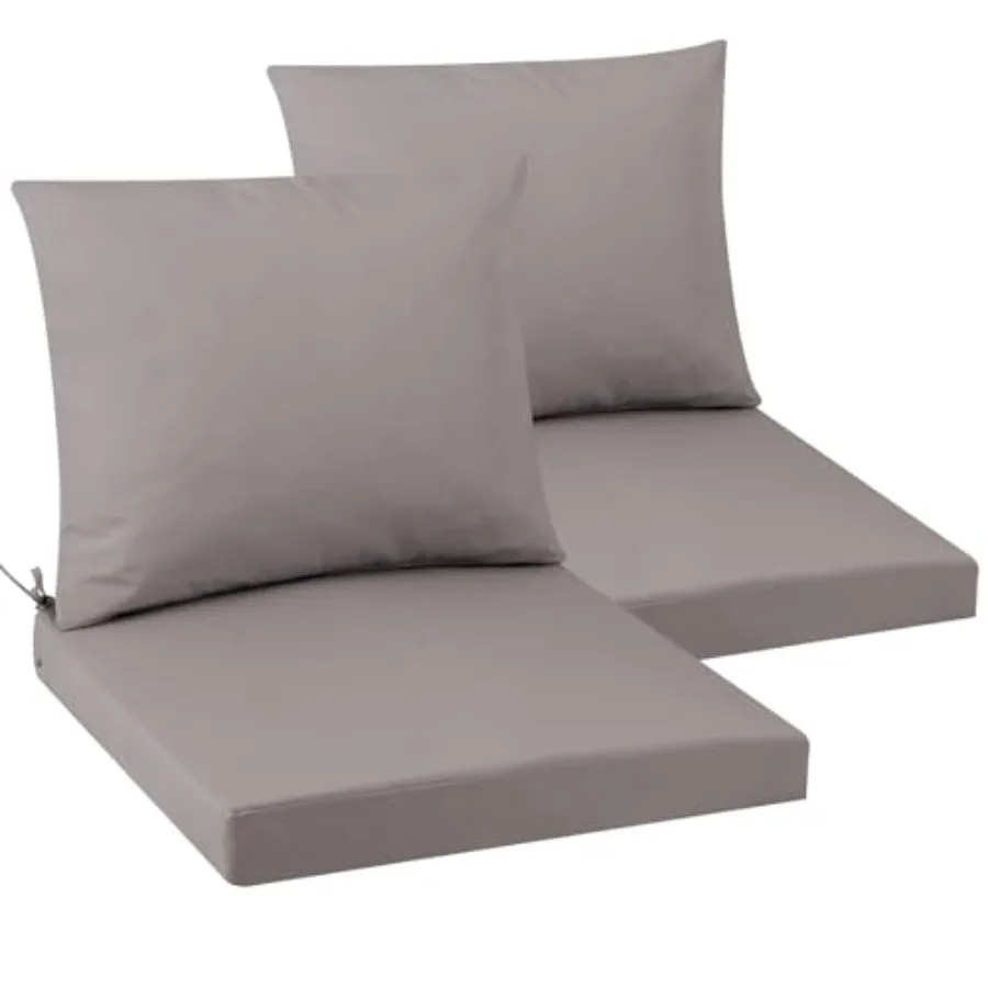 Outdoor Seat Cushion Set 9 x 9 In Water-Resistant and Fade-Resistan Patio Furniture Cushions with Removable Cover Deep Seat and
Outdoor Seat Cushion Set 9 x 9 In Water-Resistant and Fade-Resistan Patio Furniture Cushions with Removable Cover Deep Seat and