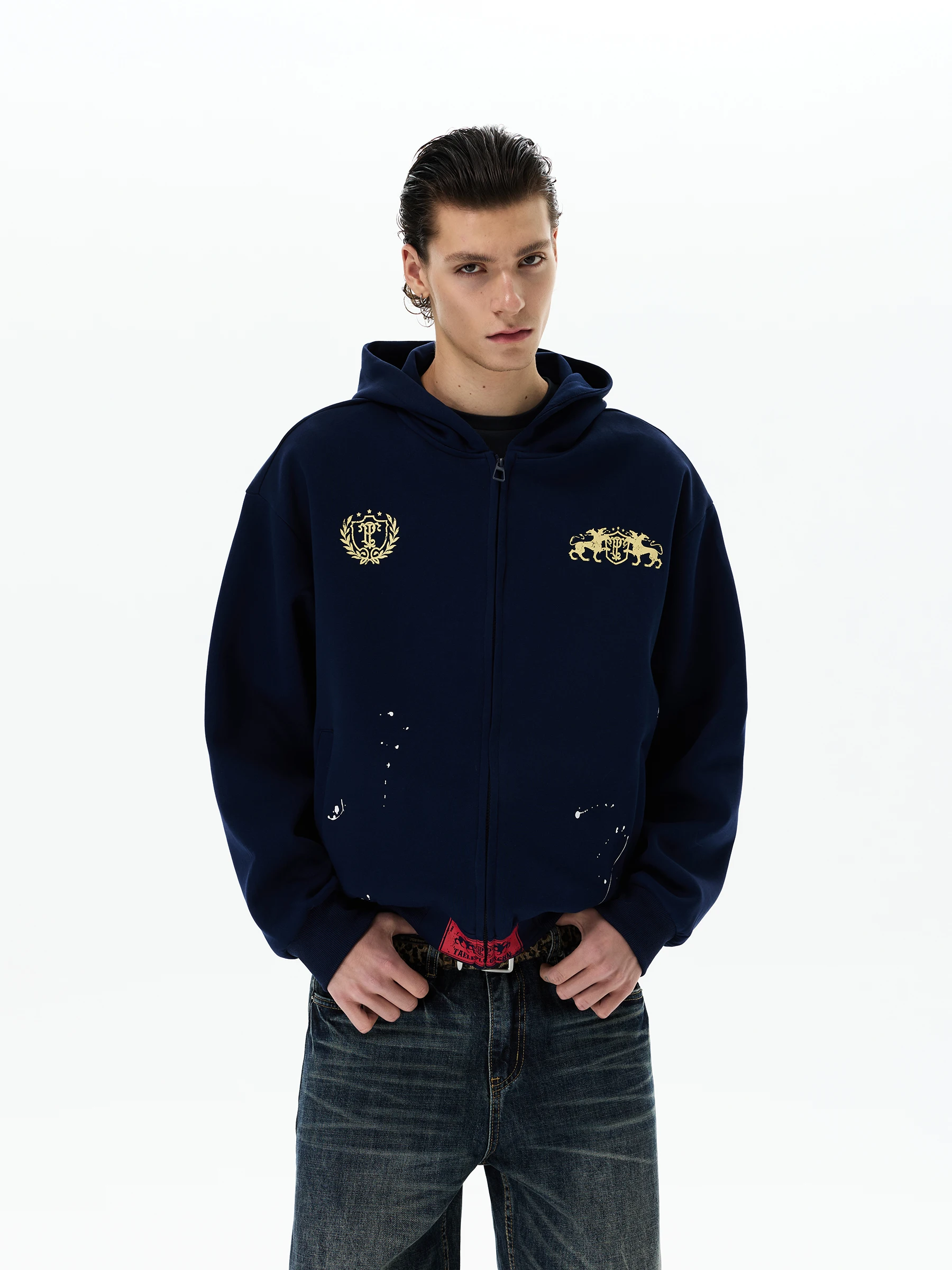 WLNEXT Spring American Retro Zipper Hoodie Unisex Loose Fit Breathable Long Sleeve Sweatshirt Cool Brand Outerwear
WLNEXT Spring American Retro Zipper Hoodie Unisex Loose Fit Breathable Long Sleeve Sweatshirt Cool Brand Outerwear