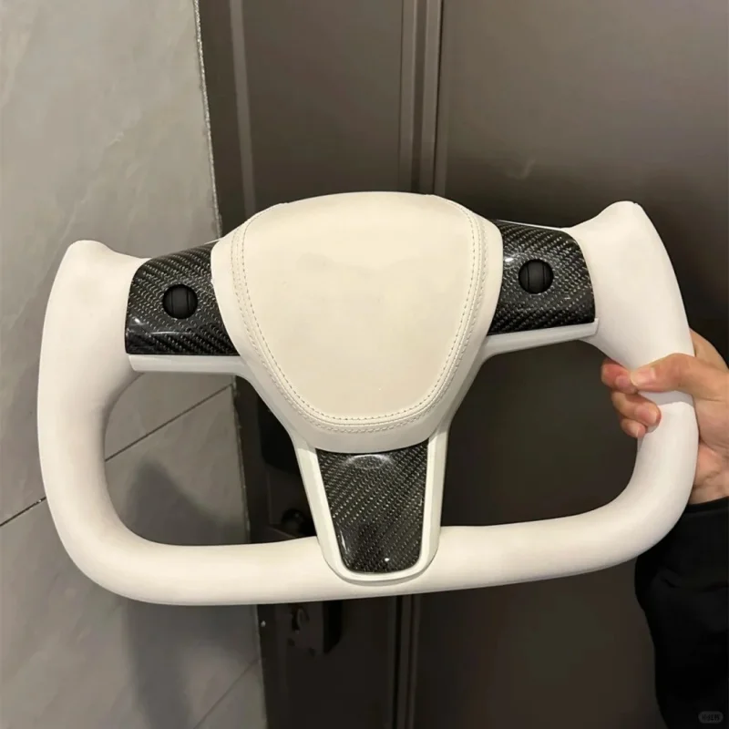 Tesla for Model Y and for Model 3 Cybertruck Style Interior Accessories Kit Custom Nappa Leather Steering Wheel
Tesla for Model Y and for Model 3 Cybertruck Style Interior Accessories Kit Custom Nappa Leather Steering Wheel