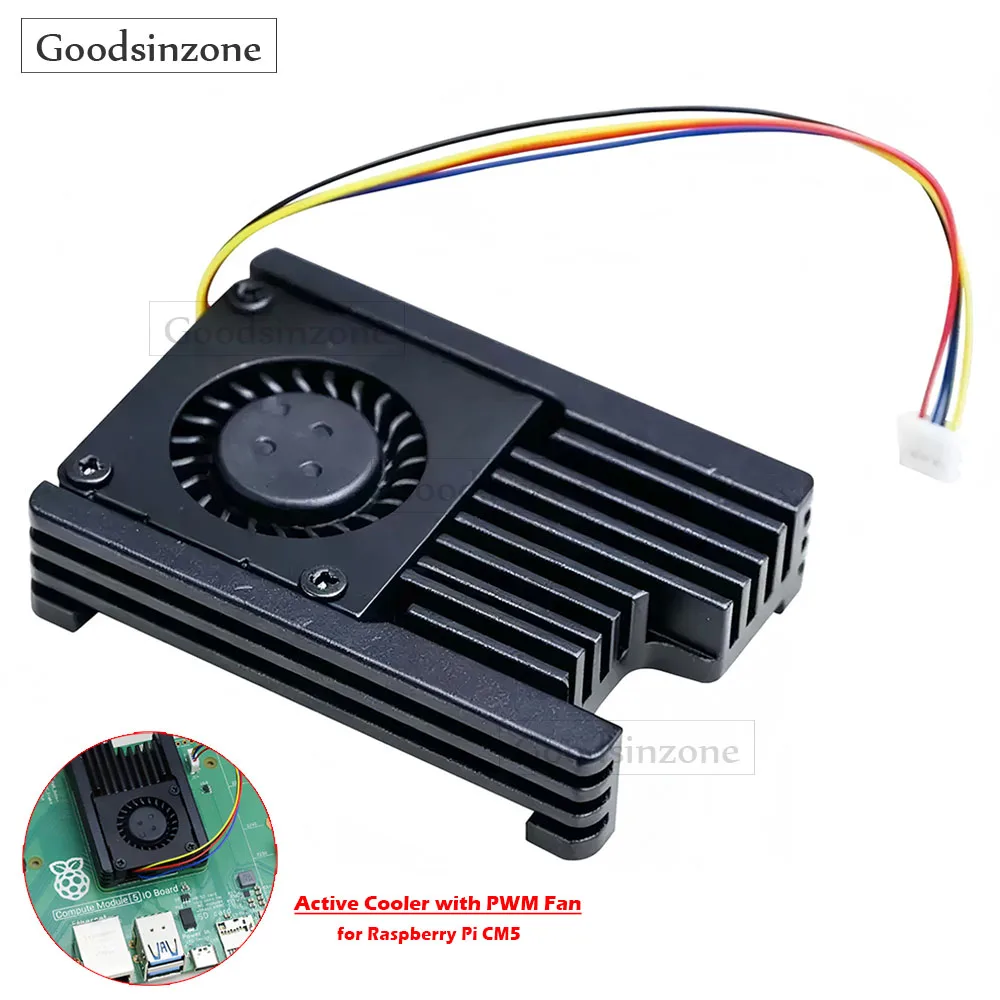 Active Cooler with PWM Fan for Raspberry Pi CM5 – For Raspberry Pi Compute Module 5 & Official IO Board
Active Cooler with PWM Fan for Raspberry Pi CM5 – For Raspberry Pi Compute Module 5 & Official IO Board