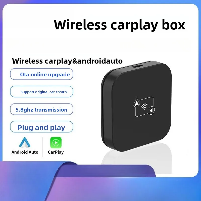 Умный автомобильный проводной Carplay в беспроводной Carplay Box Android Интернет-конвертер двухканальный 2-в-1
Умный автомобильный проводной Carplay в беспроводной Carplay Box Android Интернет-конвертер двухканальный 2-в-1
