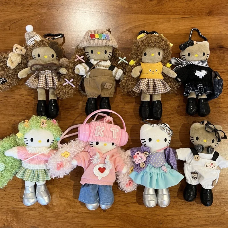 Брелок «Hello Kitty» с длинными ногами KT, наряд в стиле меланж, великолепные длинные вьющиеся волосы, кавайная сумка, кулон, детский подарок для фанатов
Брелок «Hello Kitty» с длинными ногами KT, наряд в стиле меланж, великолепные длинные вьющиеся волосы, кавайная сумка, кулон, детский подарок для фанатов