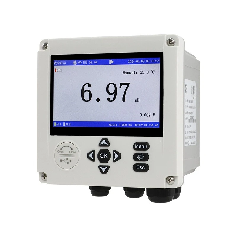PH meter pH recording instrument Online detection Industrial water quality Sewage treatment sensor
PH meter pH recording instrument Online detection Industrial water quality Sewage treatment sensor