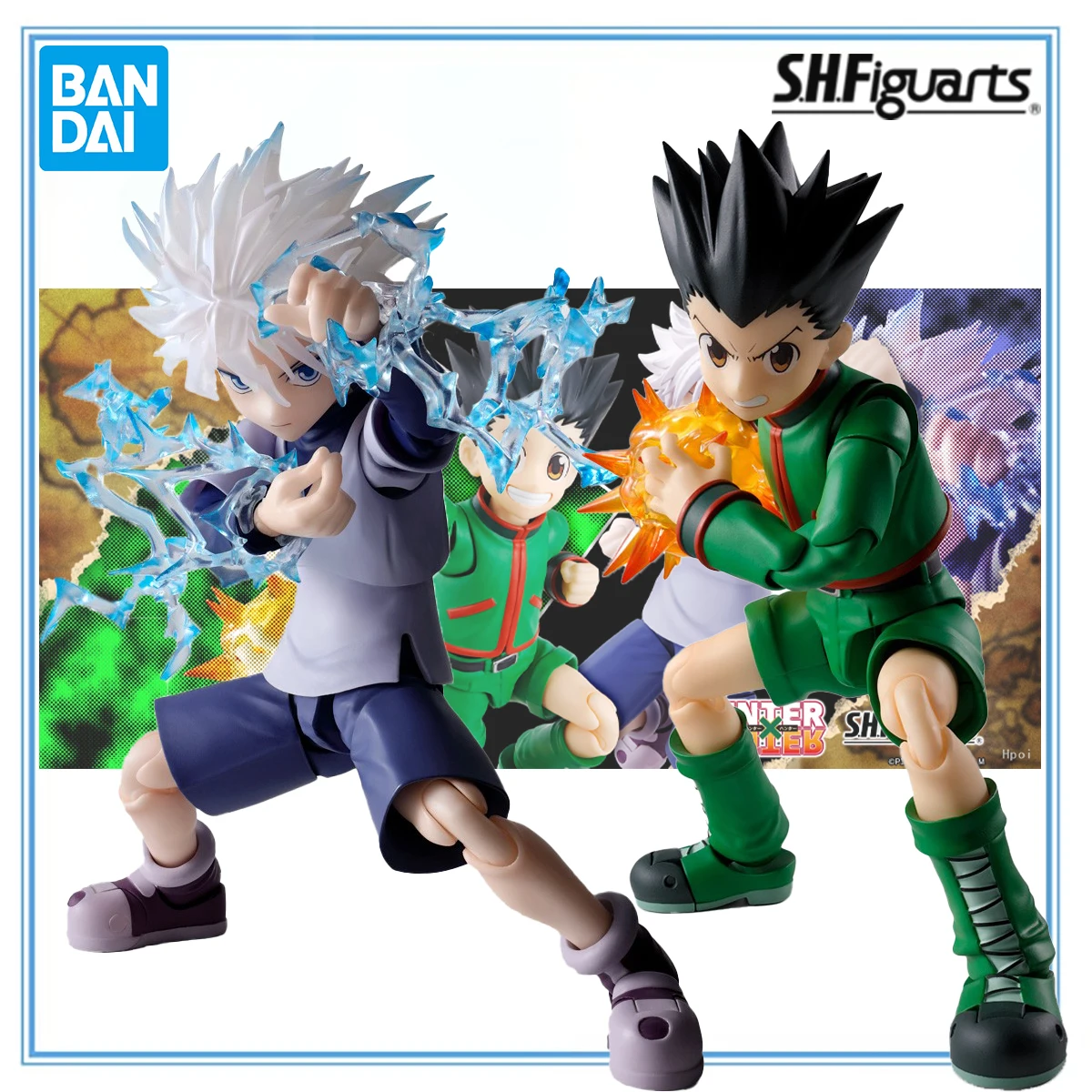 100% Original Bandai Spirits S.H.Figuarts Hunter × Hunter Gon Freecss Killua Zoldyck Action Figure Collection Series Model Toys
100% Original Bandai Spirits S.H.Figuarts Hunter × Hunter Gon Freecss Killua Zoldyck Action Figure Collection Series Model Toys