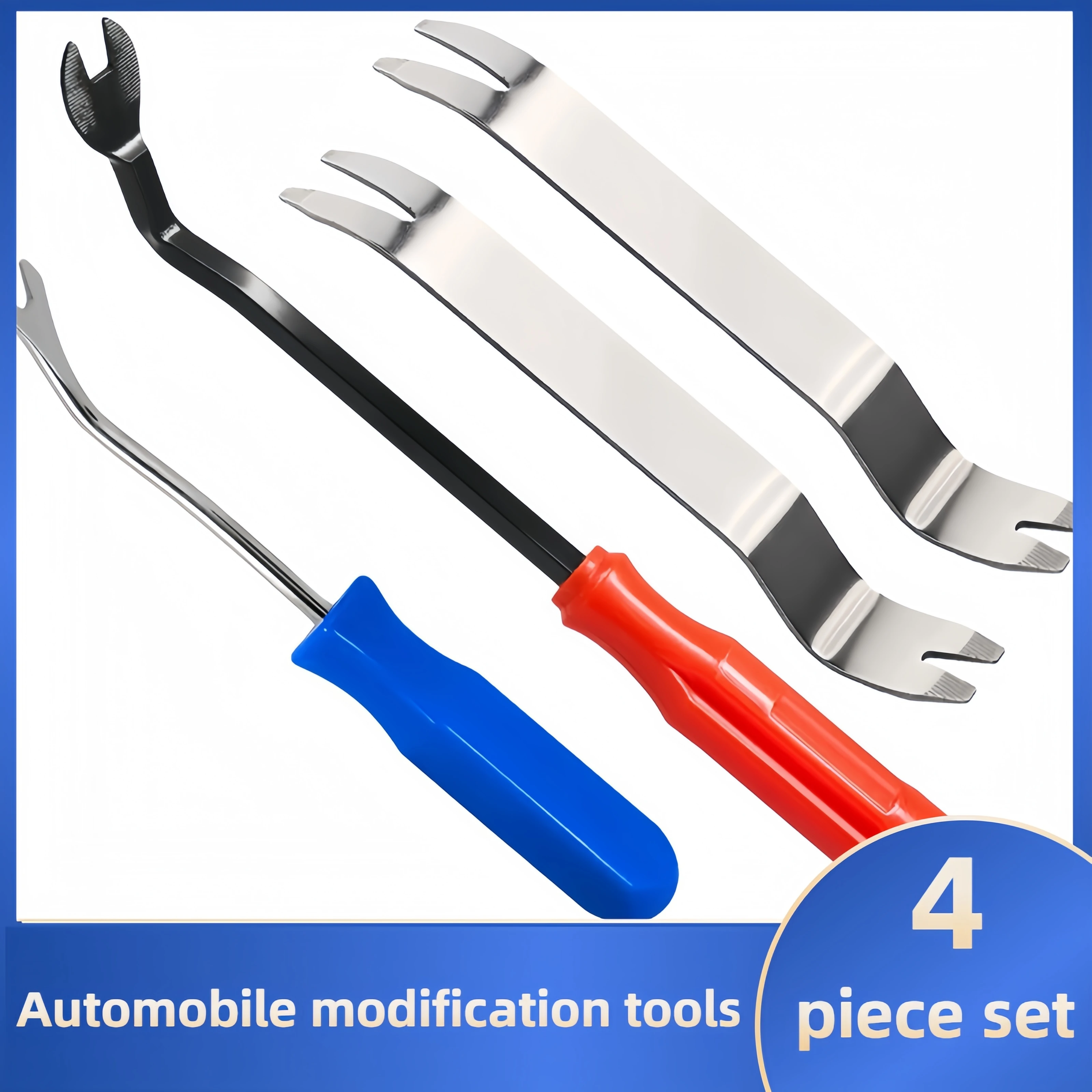4Pcs Portable Auto Door Clip Trim Removal Tools Kits Car Dashboard Audio Radio Panel Repair Metal Removal Pry Disassembly Tool
4Pcs Portable Auto Door Clip Trim Removal Tools Kits Car Dashboard Audio Radio Panel Repair Metal Removal Pry Disassembly Tool