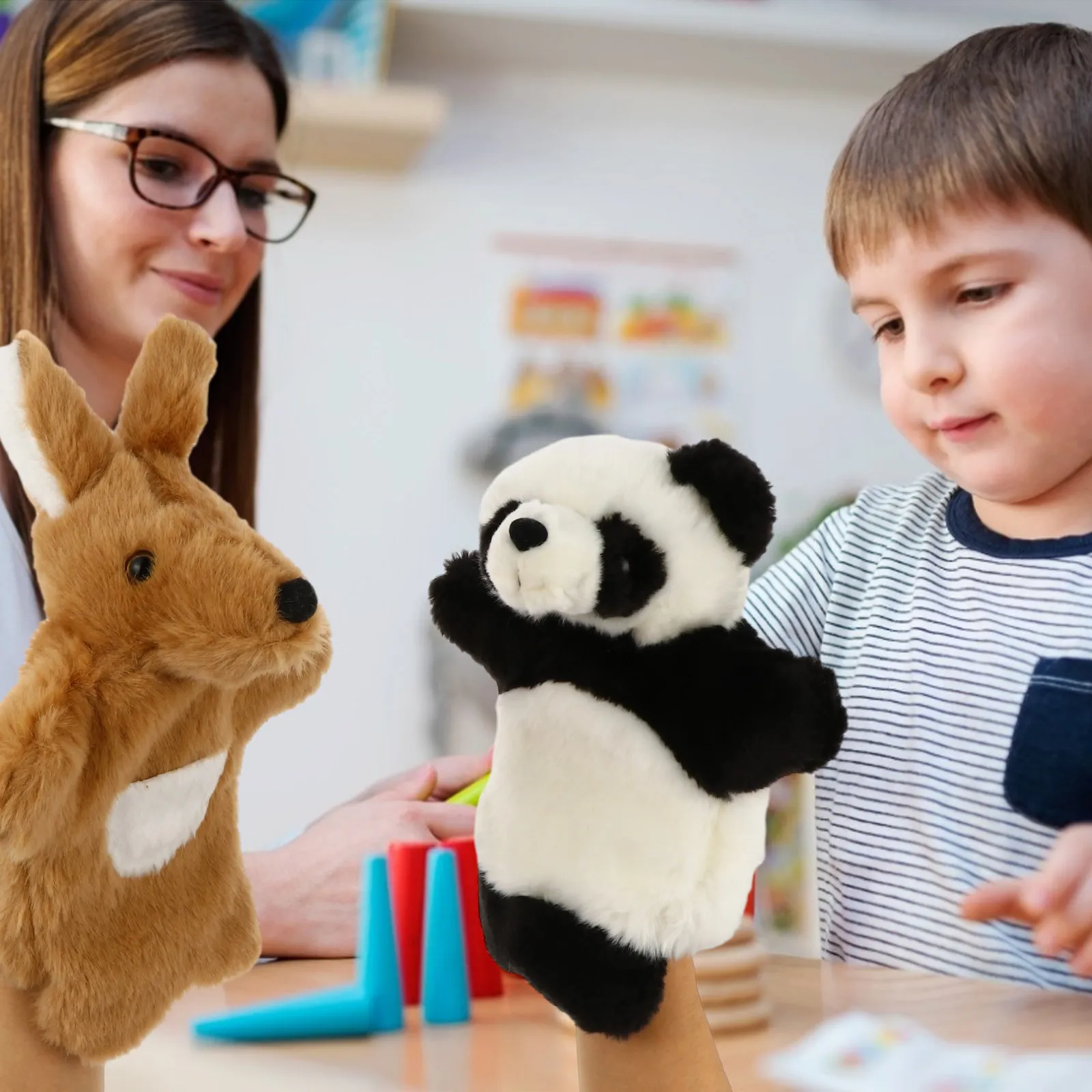 2Pcs Baby Animal Hand Puppets Cute Soft Story Gloves Role Play Educational Storytelling Help Visual Language Skills
2Pcs Baby Animal Hand Puppets Cute Soft Story Gloves Role Play Educational Storytelling Help Visual Language Skills