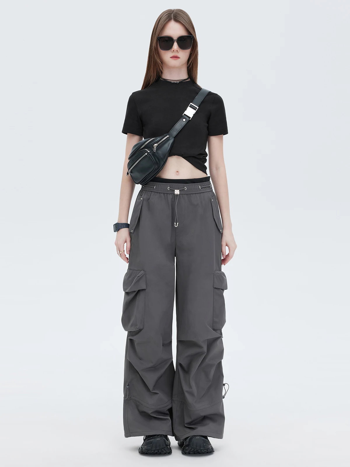 Spring and Autumn New Women's Pants, Gray Elastic Multi Pocket Street Dance Jeans, Spicy Girl Work Pants
Spring and Autumn New Women's Pants, Gray Elastic Multi Pocket Street Dance Jeans, Spicy Girl Work Pants