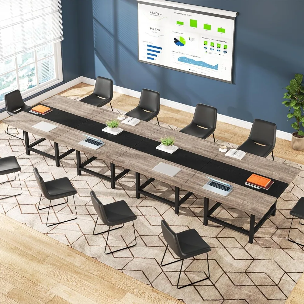 Rustic 13-Foot Long Rectangular Wood Conference Table, 157" Length x 39.2" Width x 29.52" Height, Ideal for Office Meetings and
Rustic 13-Foot Long Rectangular Wood Conference Table, 157" Length x 39.2" Width x 29.52" Height, Ideal for Office Meetings and