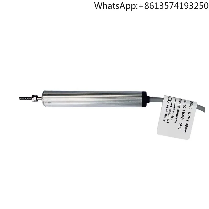 CALT KPM9 Mini Linear Position Sensor 9.5mm Diameter Draw Rod Displacement Sensor 10-50mm Range 5-24Vdc Electronic Ruler