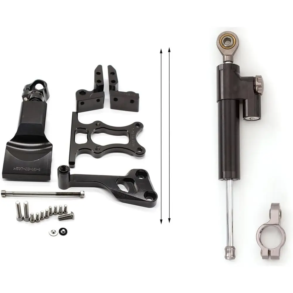 Motorcycle CNC Steering Damper Stabilizer Control Bar Kit for Yamaha MT-07 2014-2019
Motorcycle CNC Steering Damper Stabilizer Control Bar Kit for Yamaha MT-07 2014-2019