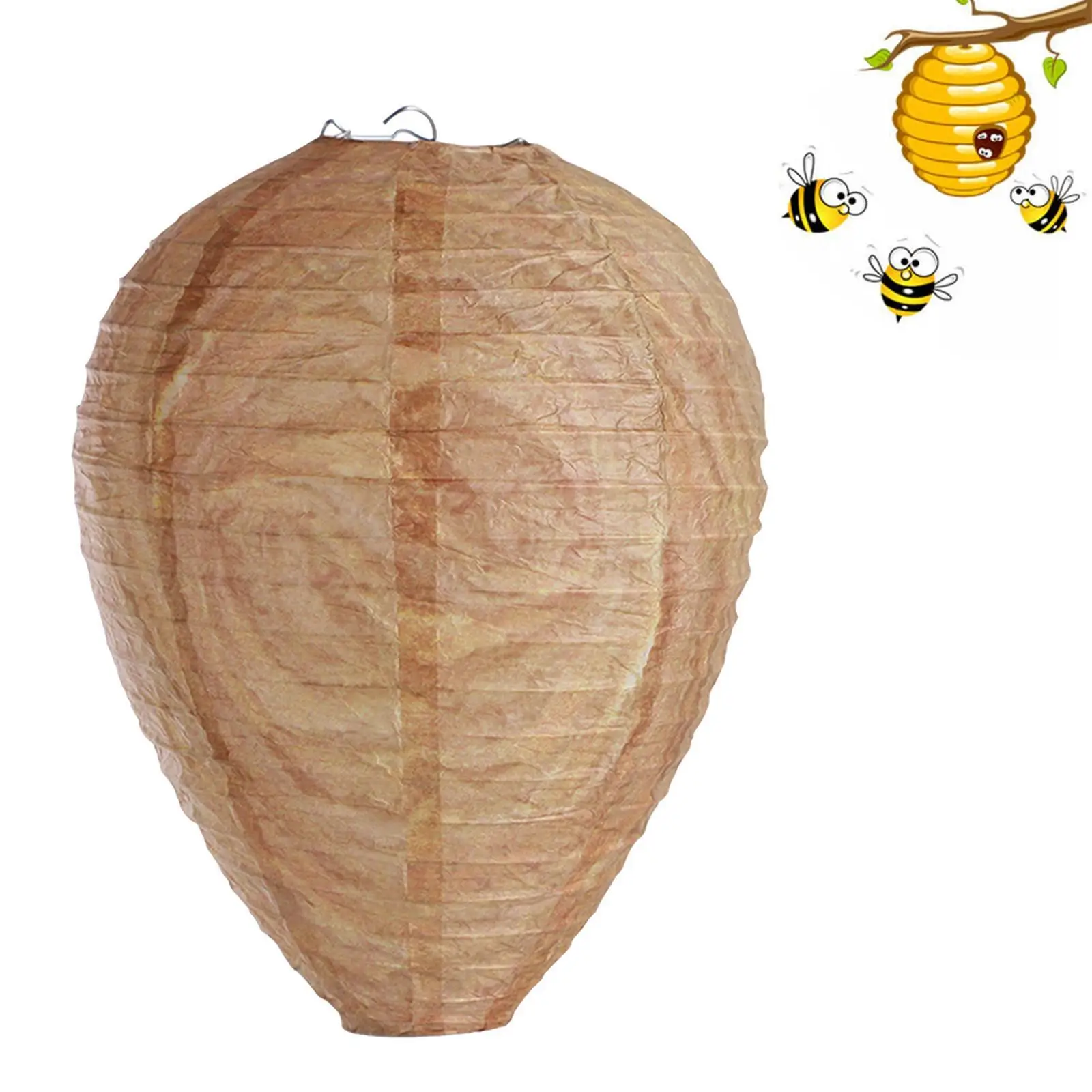 3Pcs Waterproof Wasp Nest Decoy Bee Decoy Deterrent for Home Garden Outdoors Pale yellow regular
3Pcs Waterproof Wasp Nest Decoy Bee Decoy Deterrent for Home Garden Outdoors Pale yellow regular